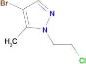 4-bromo-1-(2-chloroethyl)-5-methyl-1H-pyrazole