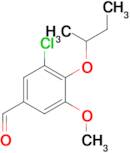 4-sec-butoxy-3-chloro-5-methoxybenzaldehyde