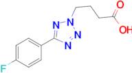 4-[5-(4-fluorophenyl)-2H-tetrazol-2-yl]butanoic acid