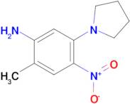 (2-methyl-4-nitro-5-pyrrolidin-1-ylphenyl)amine