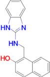 1-[(1H-benzimidazol-2-ylamino)methyl]-2-naphthol
