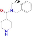 N-benzyl-N-ethylpiperidine-4-carboxamide