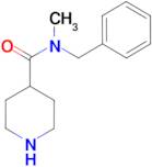 N-benzyl-N-methylpiperidine-4-carboxamide