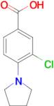 3-chloro-4-pyrrolidin-1-ylbenzoic acid