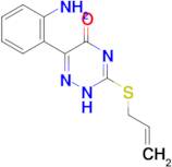 3-(allylthio)-6-(2-aminophenyl)-1,2,4-triazin-5-ol