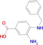 3-amino-4-(benzylamino)benzoic acid