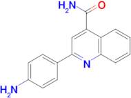 2-(4-aminophenyl)-4-quinolinecarboxamide