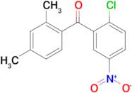 (2-chloro-5-nitrophenyl)(2,4-dimethylphenyl)methanone