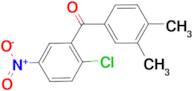 (2-chloro-5-nitrophenyl)(3,4-dimethylphenyl)methanone