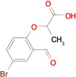 2-(4-bromo-2-formylphenoxy)propanoic acid