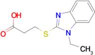 3-[(1-ethyl-1H-benzimidazol-2-yl)thio]propanoic acid