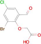 (2-bromo-4-chloro-6-formylphenoxy)acetic acid