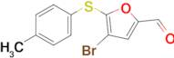 4-bromo-5-[(4-methylphenyl)thio]-2-furaldehyde