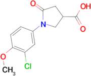 1-(3-chloro-4-methoxyphenyl)-5-oxopyrrolidine-3-carboxylic acid