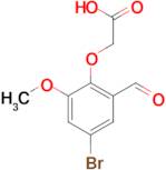 (4-bromo-2-formyl-6-methoxyphenoxy)acetic acid