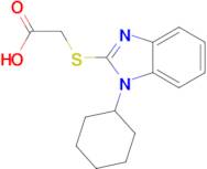 [(1-cyclohexyl-1H-benzimidazol-2-yl)thio]acetic acid