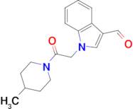 1-[2-(4-methylpiperidin-1-yl)-2-oxoethyl]-1H-indole-3-carbaldehyde