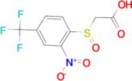 {[2-nitro-4-(trifluoromethyl)phenyl]sulfinyl}acetic acid