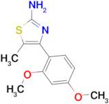 4-(2,4-dimethoxyphenyl)-5-methyl-1,3-thiazol-2-amine