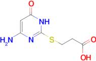 3-[(4-amino-6-oxo-1,6-dihydropyrimidin-2-yl)thio]propanoic acid