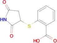 2-[(2,5-dioxopyrrolidin-3-yl)thio]benzoic acid