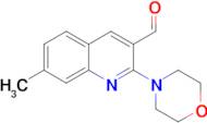 7-methyl-2-morpholin-4-ylquinoline-3-carbaldehyde
