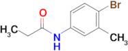 N-(4-bromo-3-methylphenyl)propanamide