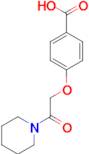 4-(2-oxo-2-piperidin-1-ylethoxy)benzoic acid