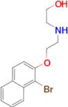 2-({2-[(1-bromo-2-naphthyl)oxy]ethyl}amino)ethanol