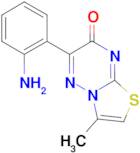 6-(2-aminophenyl)-3-methyl-7H-[1,3]thiazolo[3,2-b][1,2,4]triazin-7-one