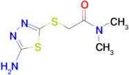 2-[(5-amino-1,3,4-thiadiazol-2-yl)thio]-N,N-dimethylacetamide