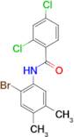 N-(2-bromo-4,5-dimethylphenyl)-2,4-dichlorobenzamide