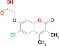 [(6-chloro-3,4-dimethyl-2-oxo-2H-chromen-7-yl)oxy]acetic acid