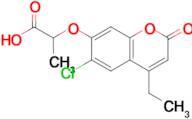 2-[(6-chloro-4-ethyl-2-oxo-2H-chromen-7-yl)oxy]propanoic acid