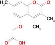 [(3,4,7-trimethyl-2-oxo-2H-chromen-5-yl)oxy]acetic acid