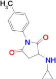 3-(cyclopropylamino)-1-(4-methylphenyl)pyrrolidine-2,5-dione