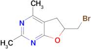 6-(bromomethyl)-2,4-dimethyl-5,6-dihydrofuro[2,3-d]pyrimidine