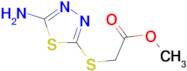 methyl [(5-amino-1,3,4-thiadiazol-2-yl)thio]acetate