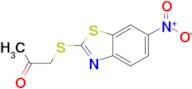 1-[(6-nitro-1,3-benzothiazol-2-yl)thio]acetone