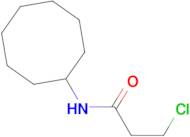 3-chloro-N-cyclooctylpropanamide