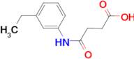 4-[(3-ethylphenyl)amino]-4-oxobutanoic acid