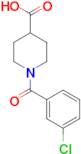 1-(3-chlorobenzoyl)piperidine-4-carboxylic acid