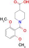 1-(2,6-dimethoxybenzoyl)piperidine-4-carboxylic acid