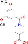 1-(3,5-dimethoxybenzoyl)piperidine-4-carboxylic acid