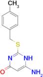 6-amino-2-[(4-methylbenzyl)thio]-4(3H)-pyrimidinone