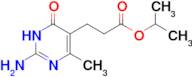 isopropyl 3-(2-amino-4-hydroxy-6-methyl-5-pyrimidinyl)propanoate