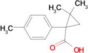 2,2-dimethyl-1-(4-methylphenyl)cyclopropanecarboxylic acid