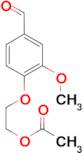 2-(4-formyl-2-methoxyphenoxy)ethyl acetate