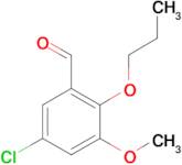 5-chloro-3-methoxy-2-propoxybenzaldehyde