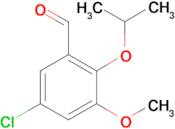 5-chloro-2-isopropoxy-3-methoxybenzaldehyde